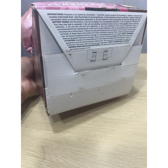 VTG Gemmy Heart Flirty Flasher Dancing/Singing Frog Plays It’s Raining Men 14" - Picture 6 of 6